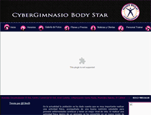 Tablet Screenshot of cibergimnasiobodystar.com